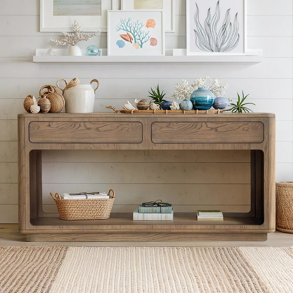 Emil Console Table, Driftwood color. Picture 4
