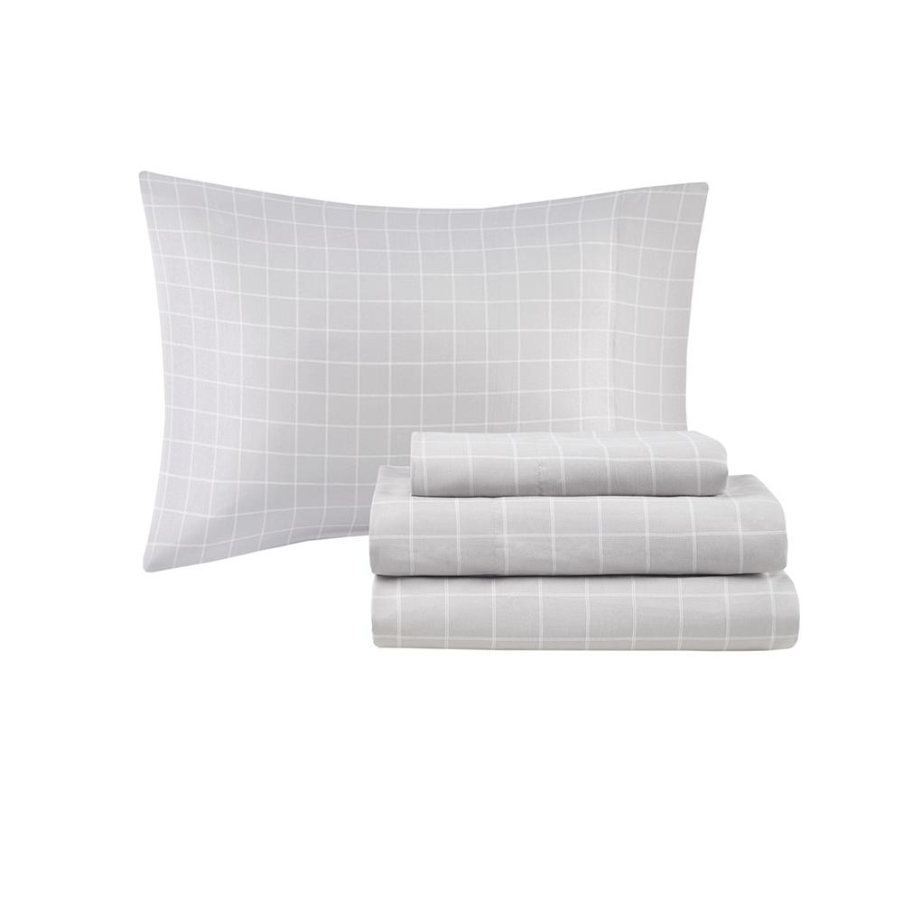 6 Piece Reversible Comforter Set with Bed Sheets. Picture 1