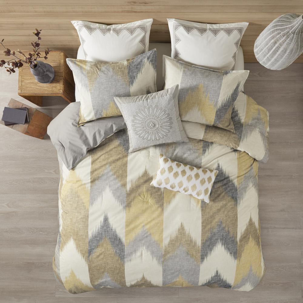Alpine 3 Piece Comforter Mini Set, Yellow color. Picture 5