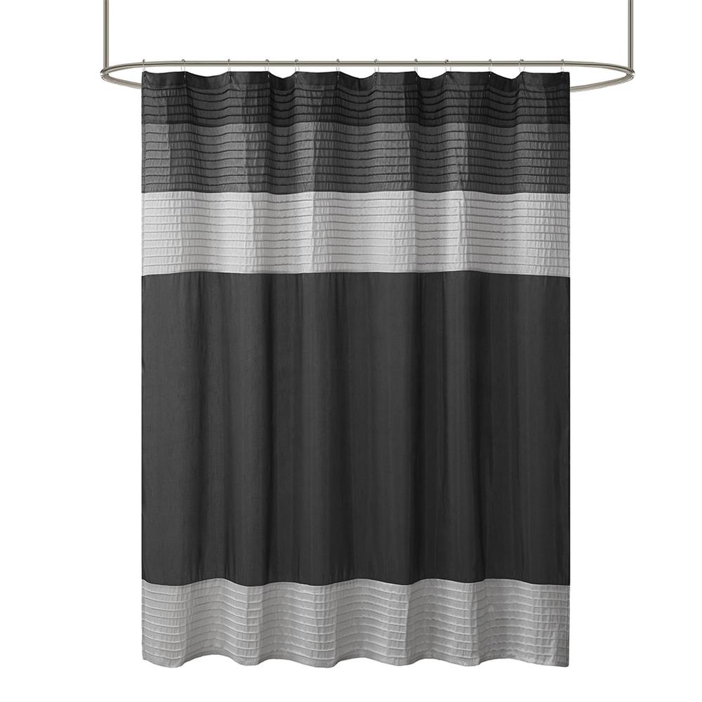 Faux Silk Shower Curtain. Picture 5