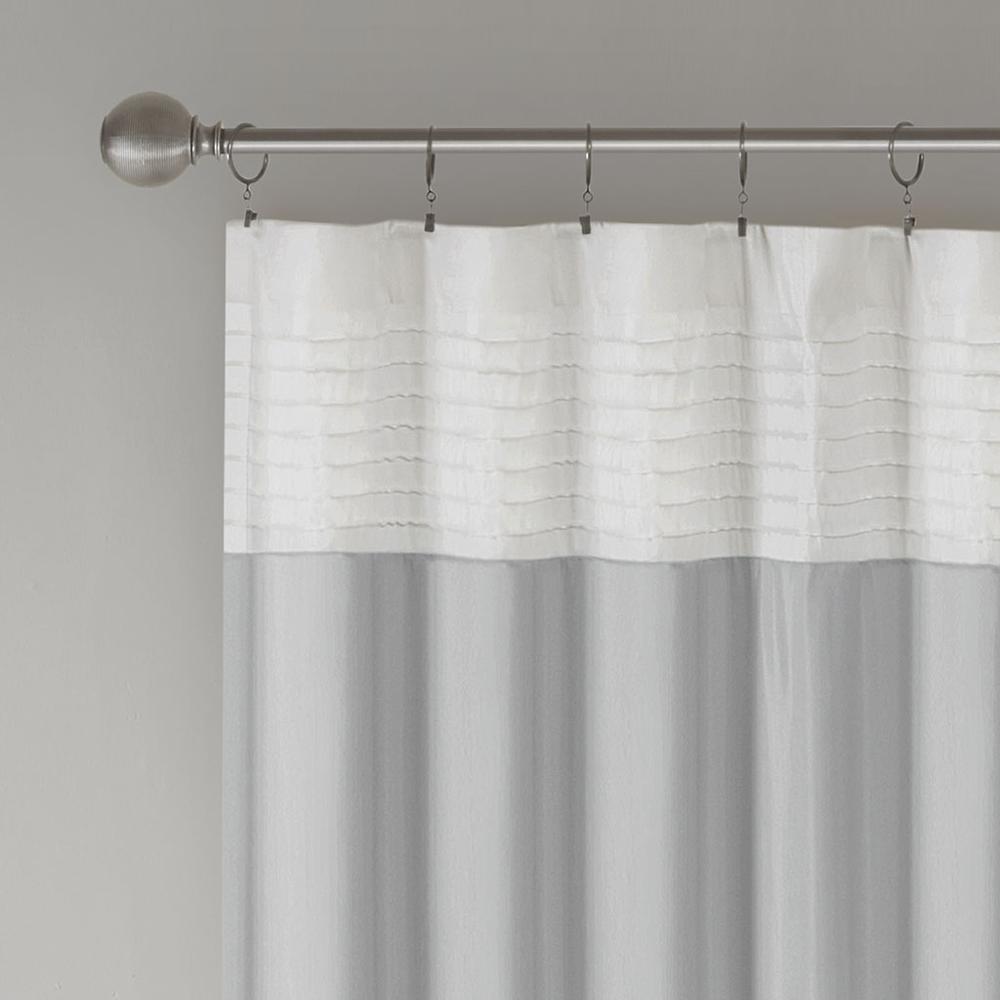 Polyoni Pintuck Curtain Panel. Picture 1
