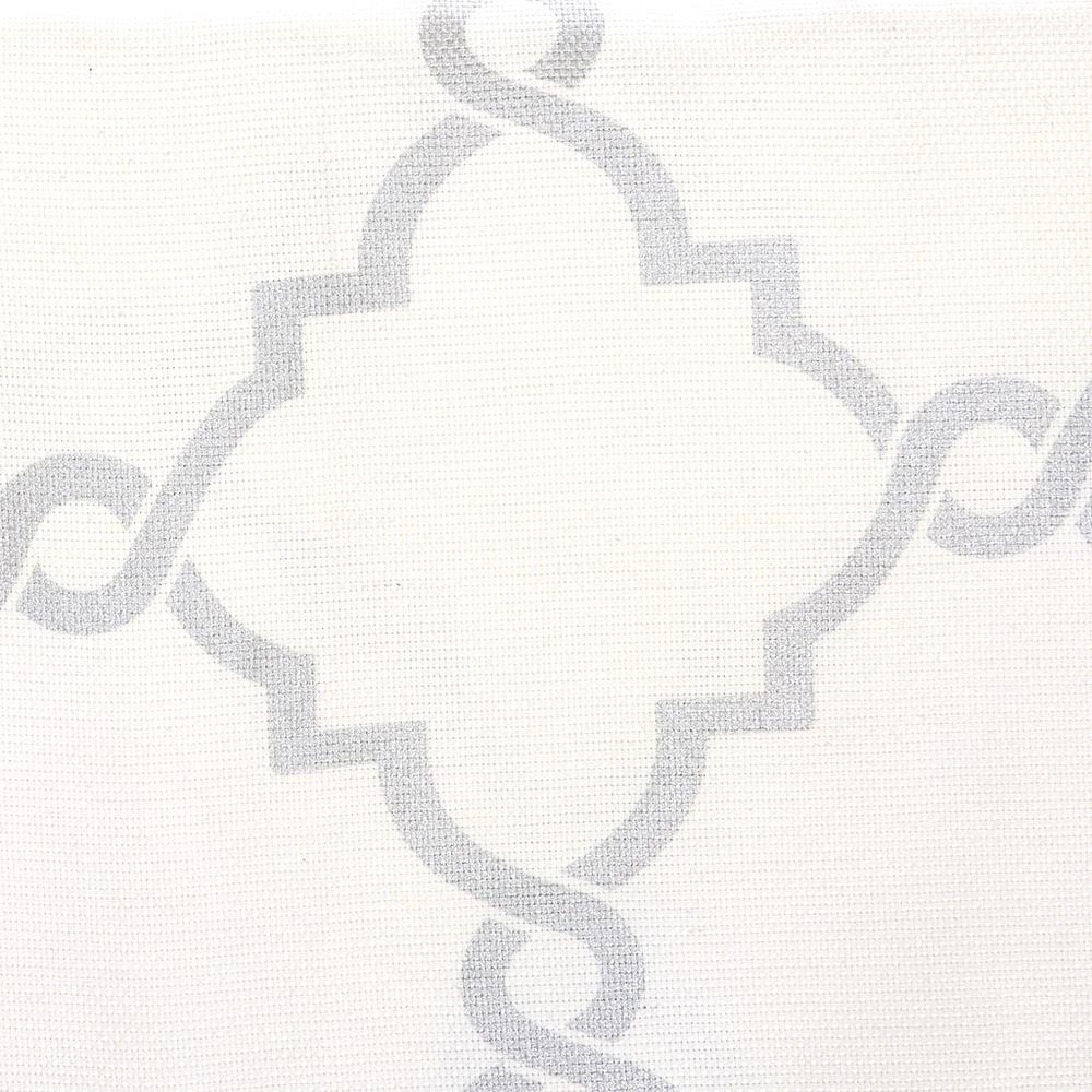 Fretwork Print Grommet Top Window Valance. Picture 5