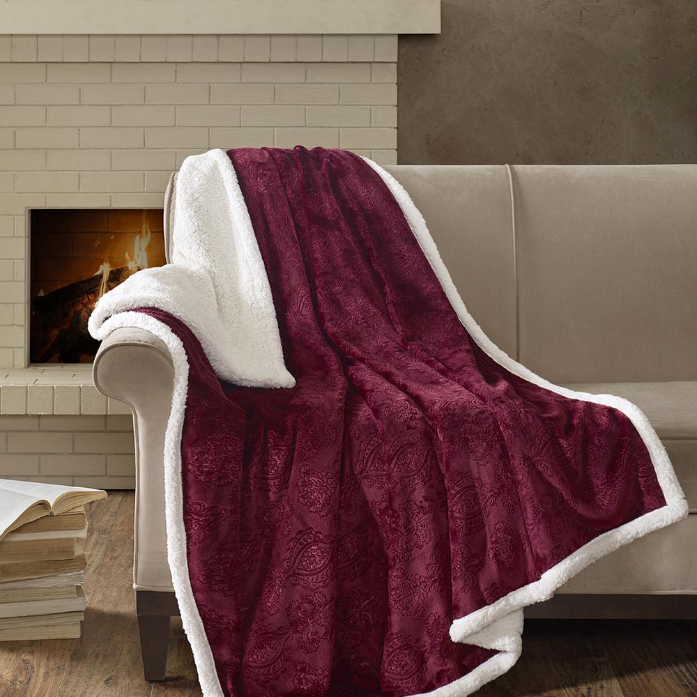 Oversized Textured Plush Throw. Picture 3