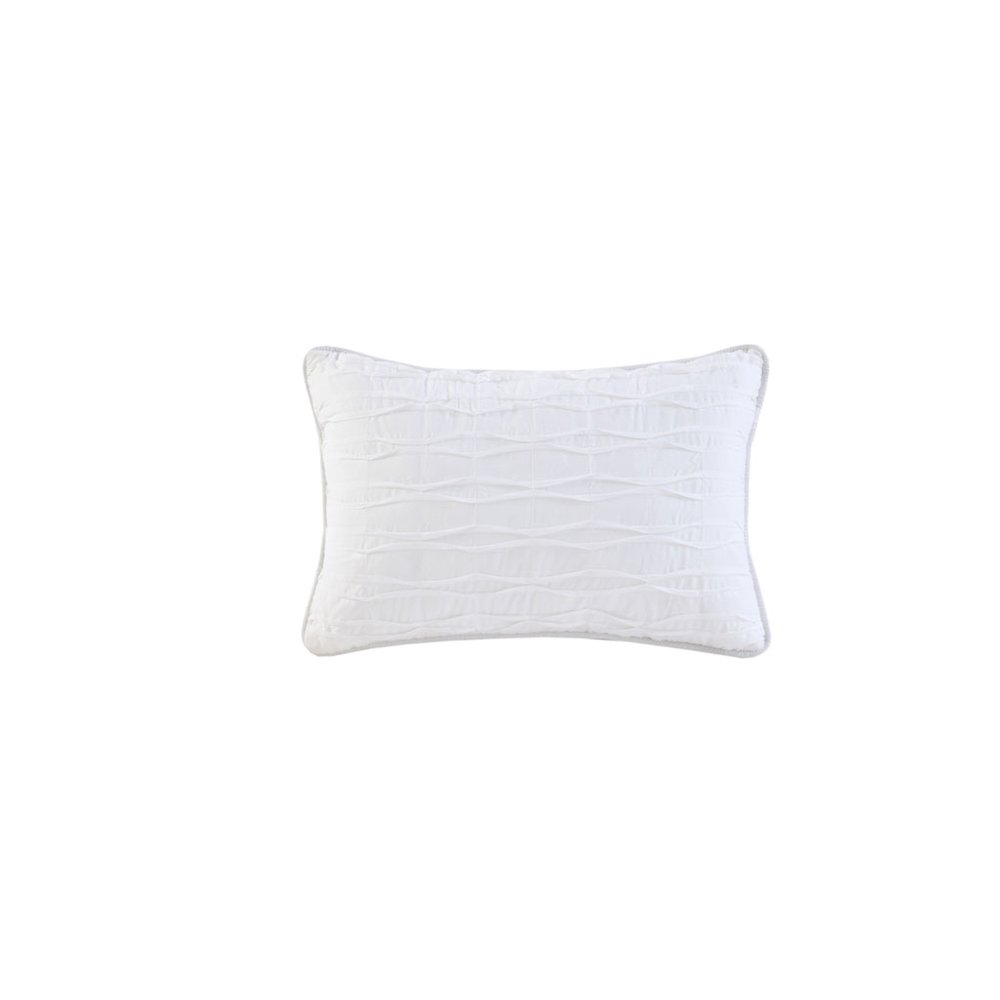 4 Piece Cotton Seersucker Duvet Cover Set. Picture 1