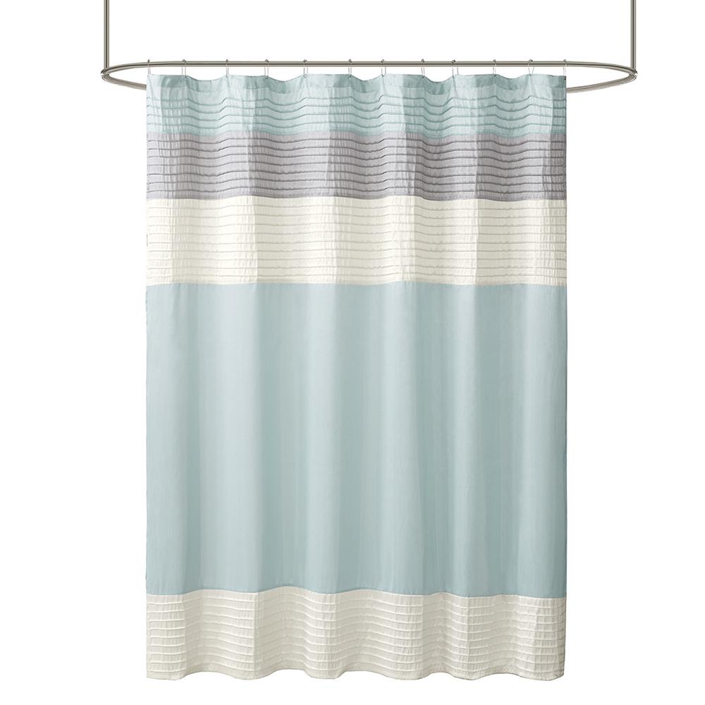 Faux Silk Shower Curtain. Picture 5