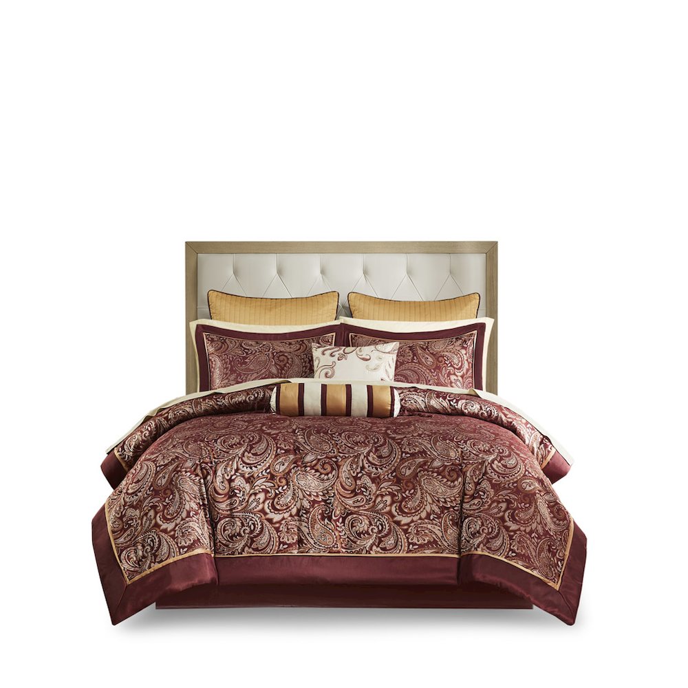 12 Piece Comforter Set with Cotton Bed Sheets. Picture 3