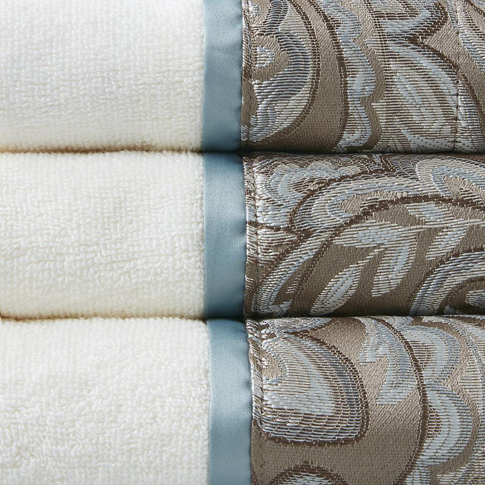 6 Piece Jacquard Towel Set. Picture 1