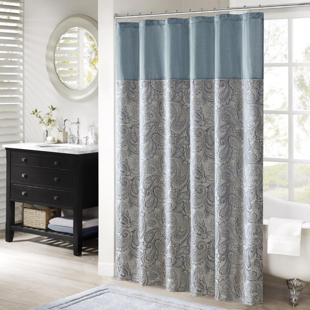 Jacquard Shower Curtain. Picture 4