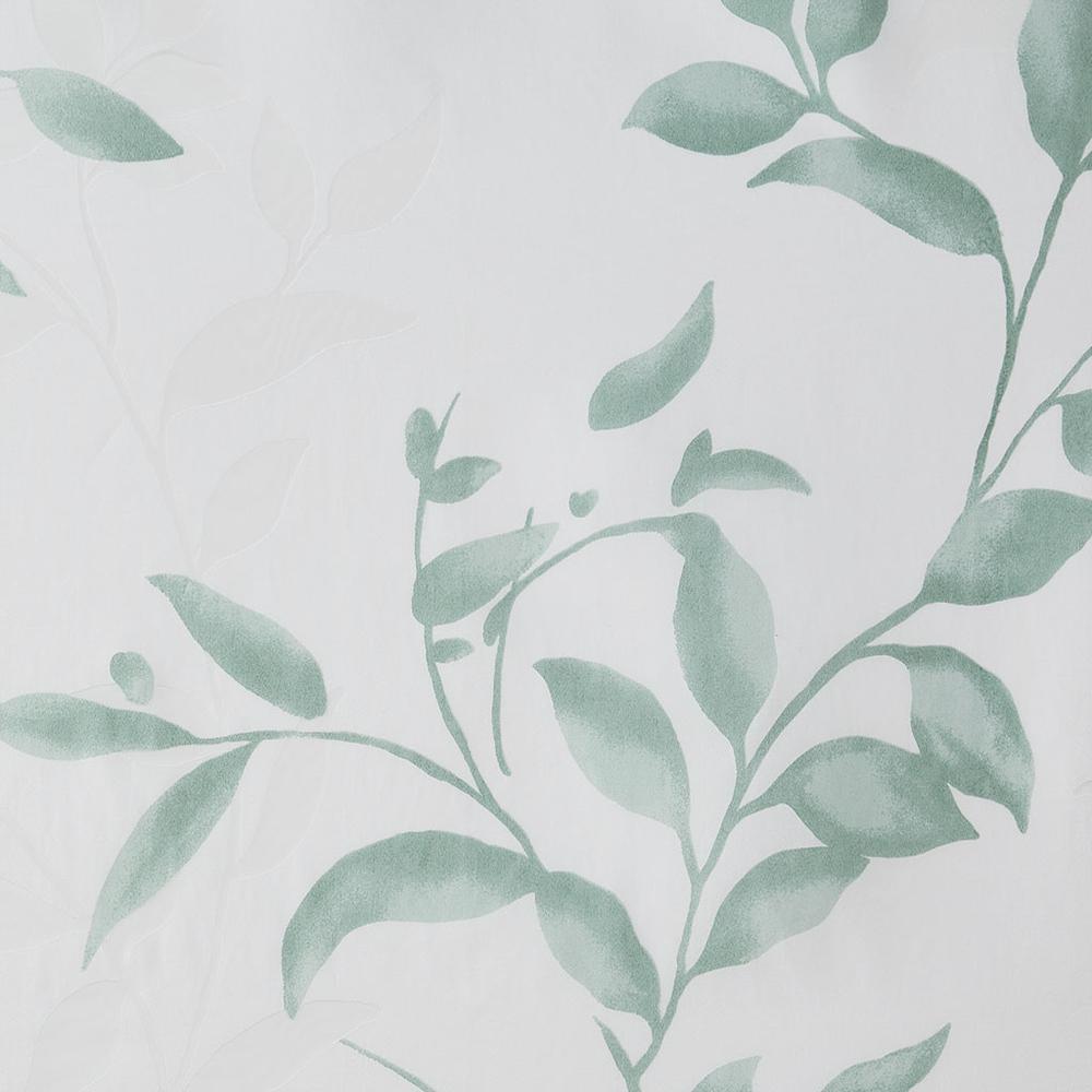 Burnout Printed Shower Curtain. Picture 5