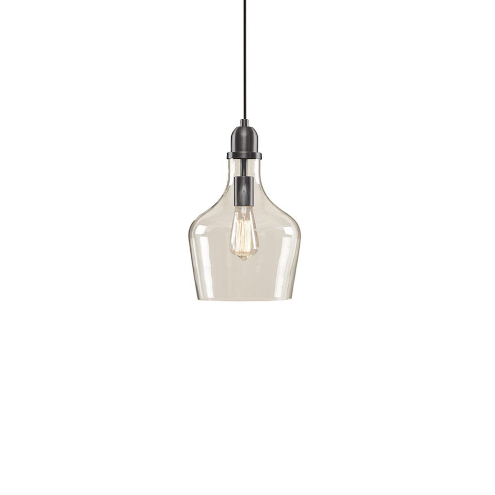 Bell Shaped Glass Pendant. Picture 5