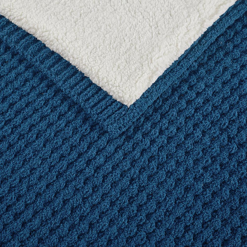 Waffle Knit Chenille Throw. Picture 5