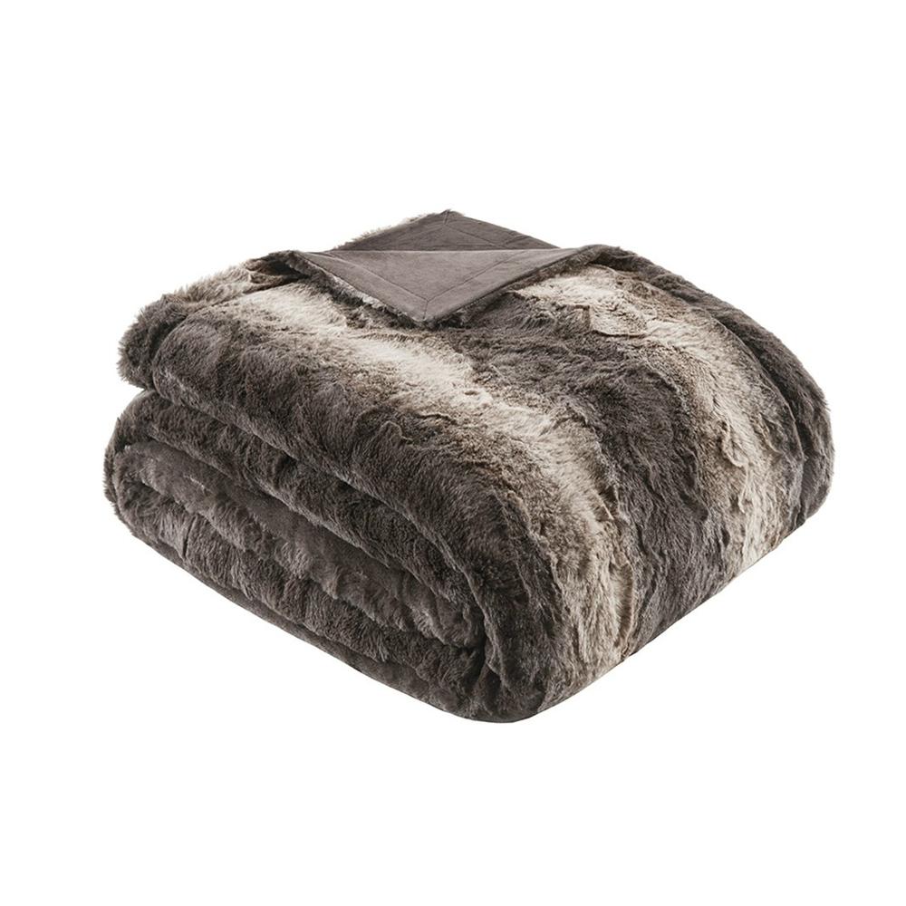Oversized Faux Fur Throw. Picture 3