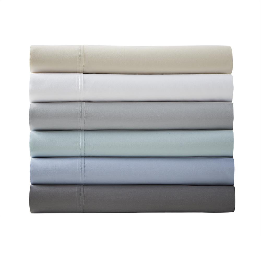 1500 Thread Count Cotton Blend 2 PC Pillowcases, Seafoam color. Picture 3