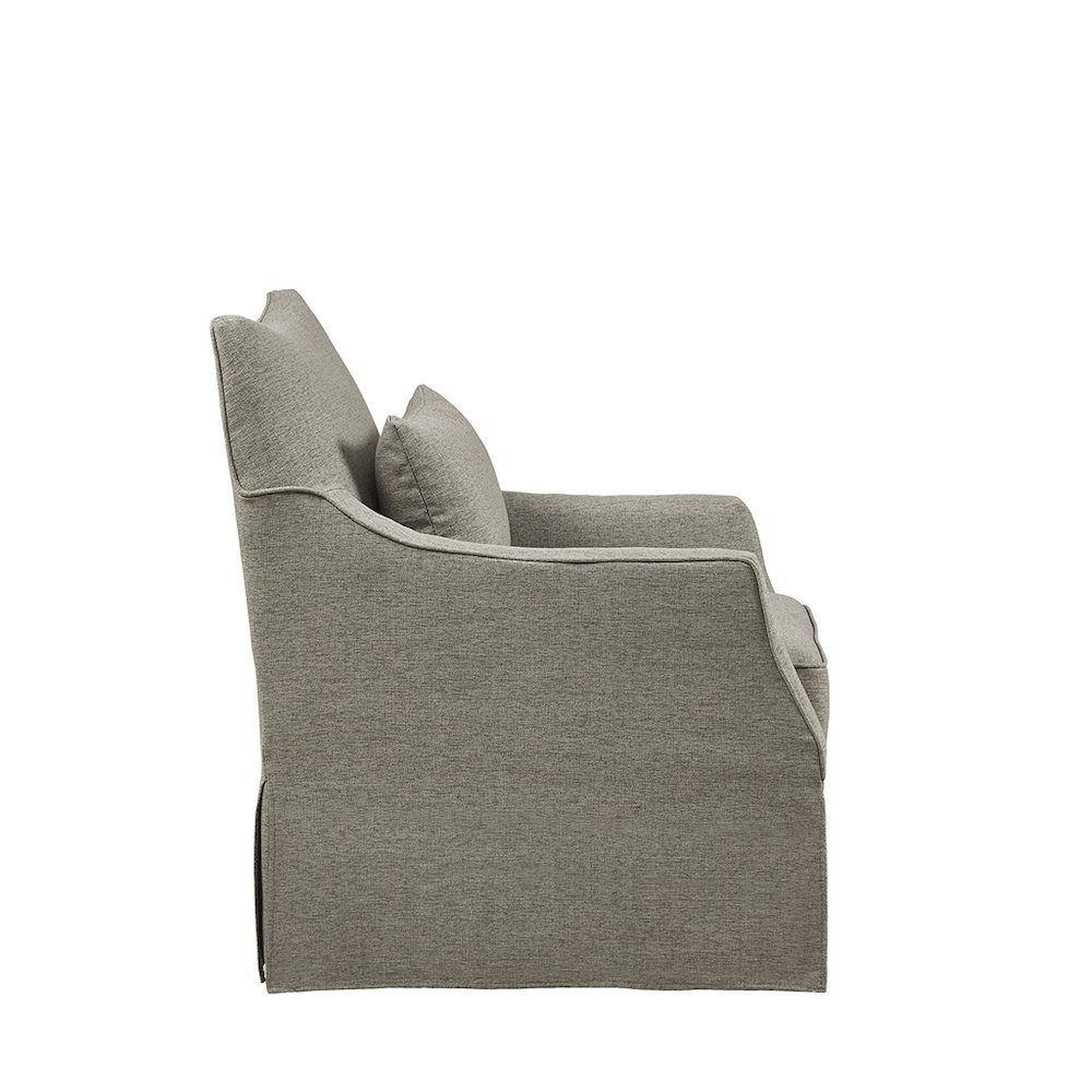Skirted Swivel Chair. Picture 3