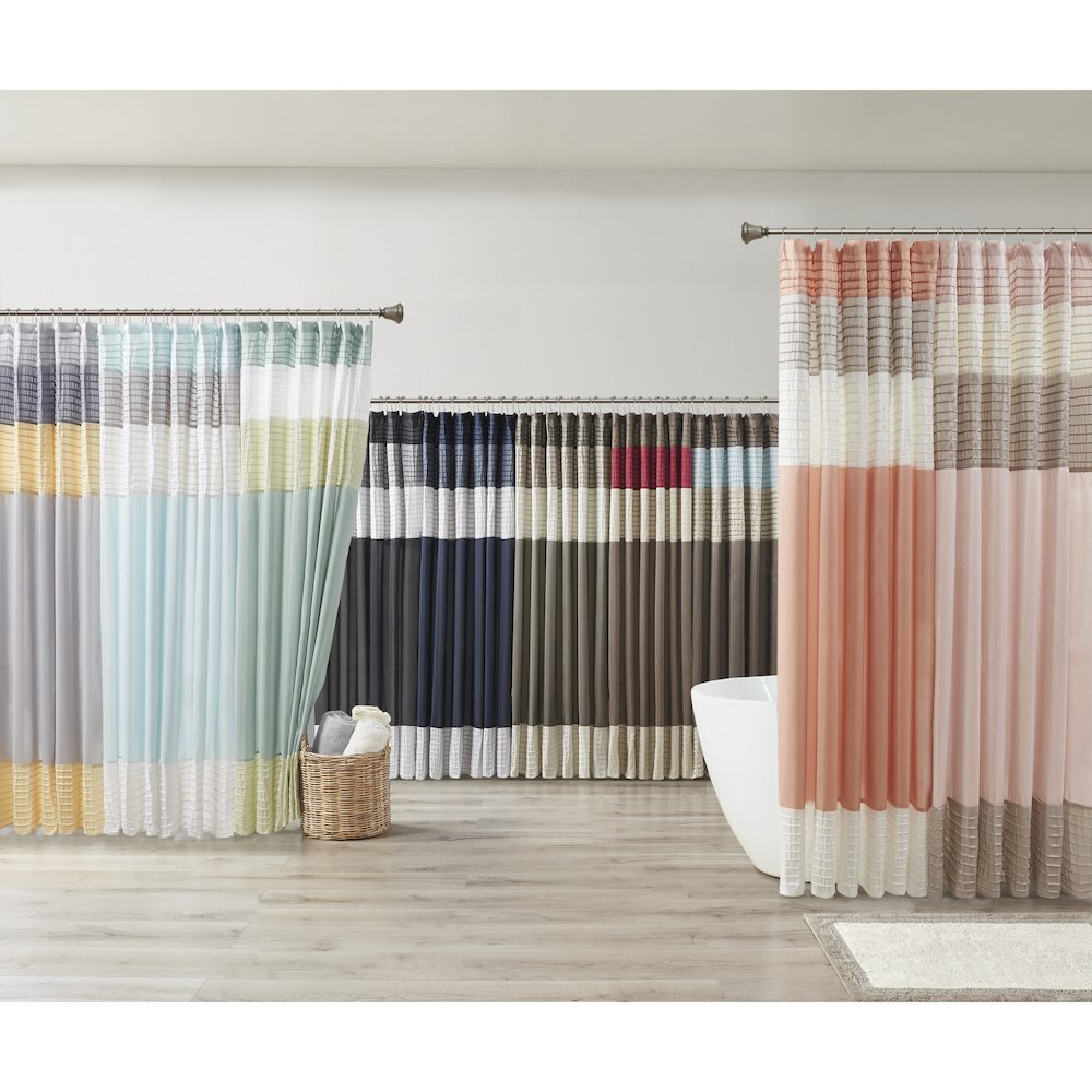 Amherst Faux Silk Shower Curtain. Picture 4