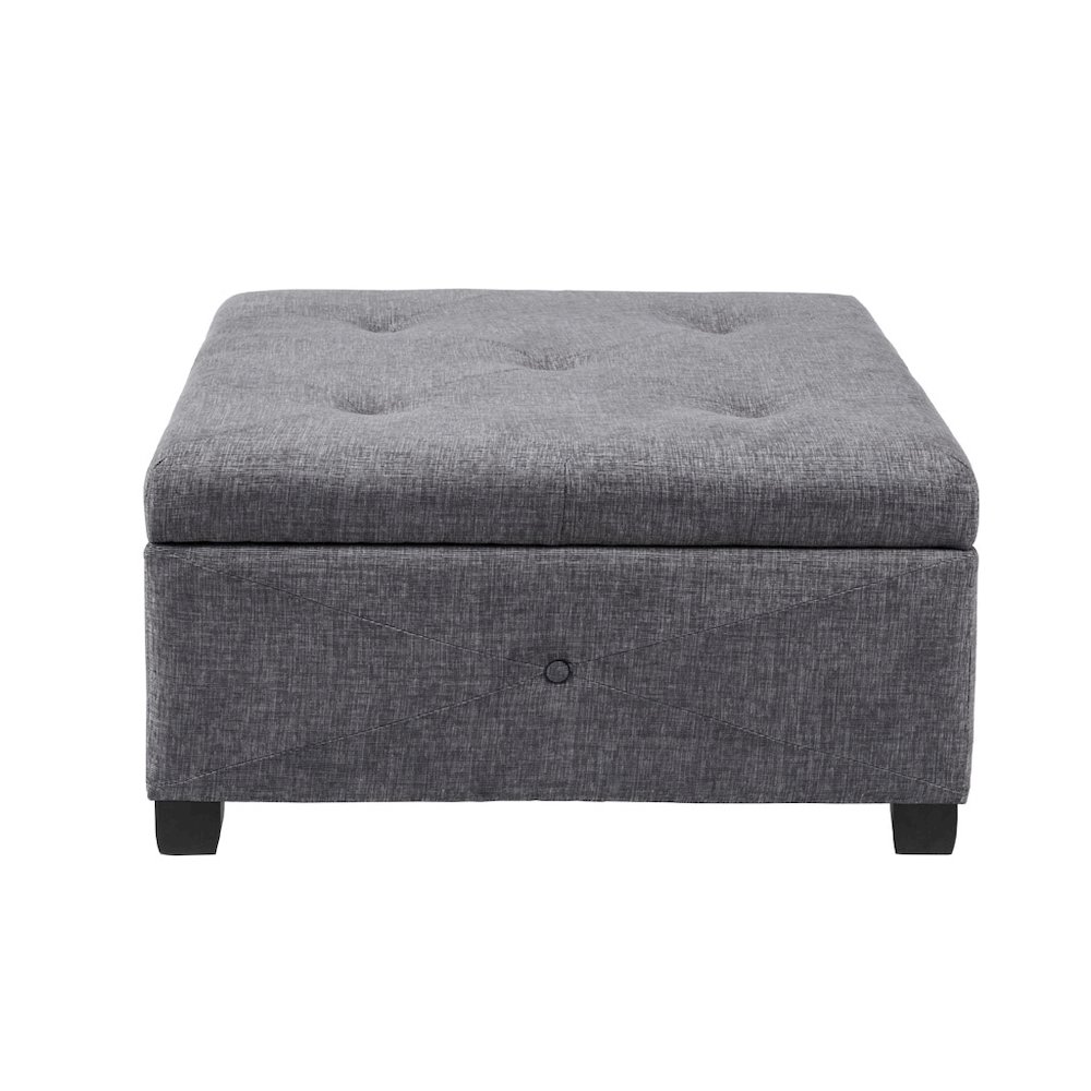 Soft Close Storage Ottoman. Picture 2