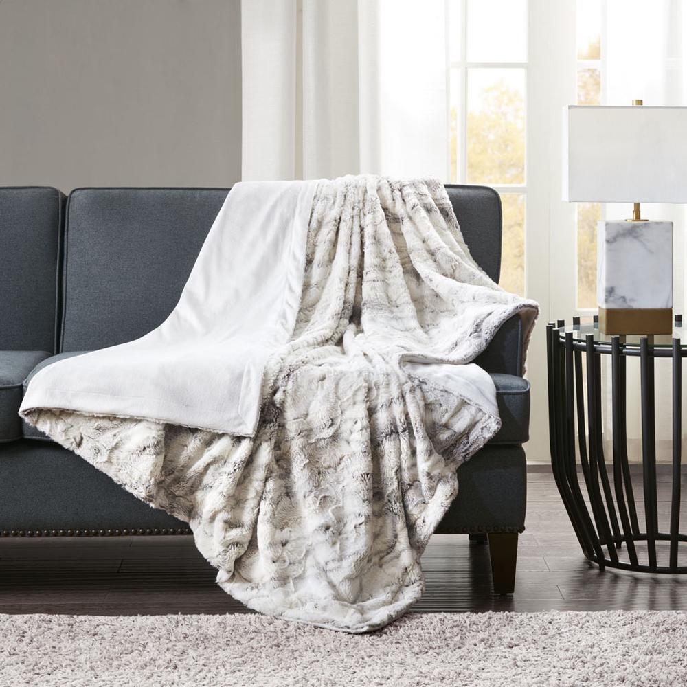 Oversized Faux Fur Throw. Picture 4