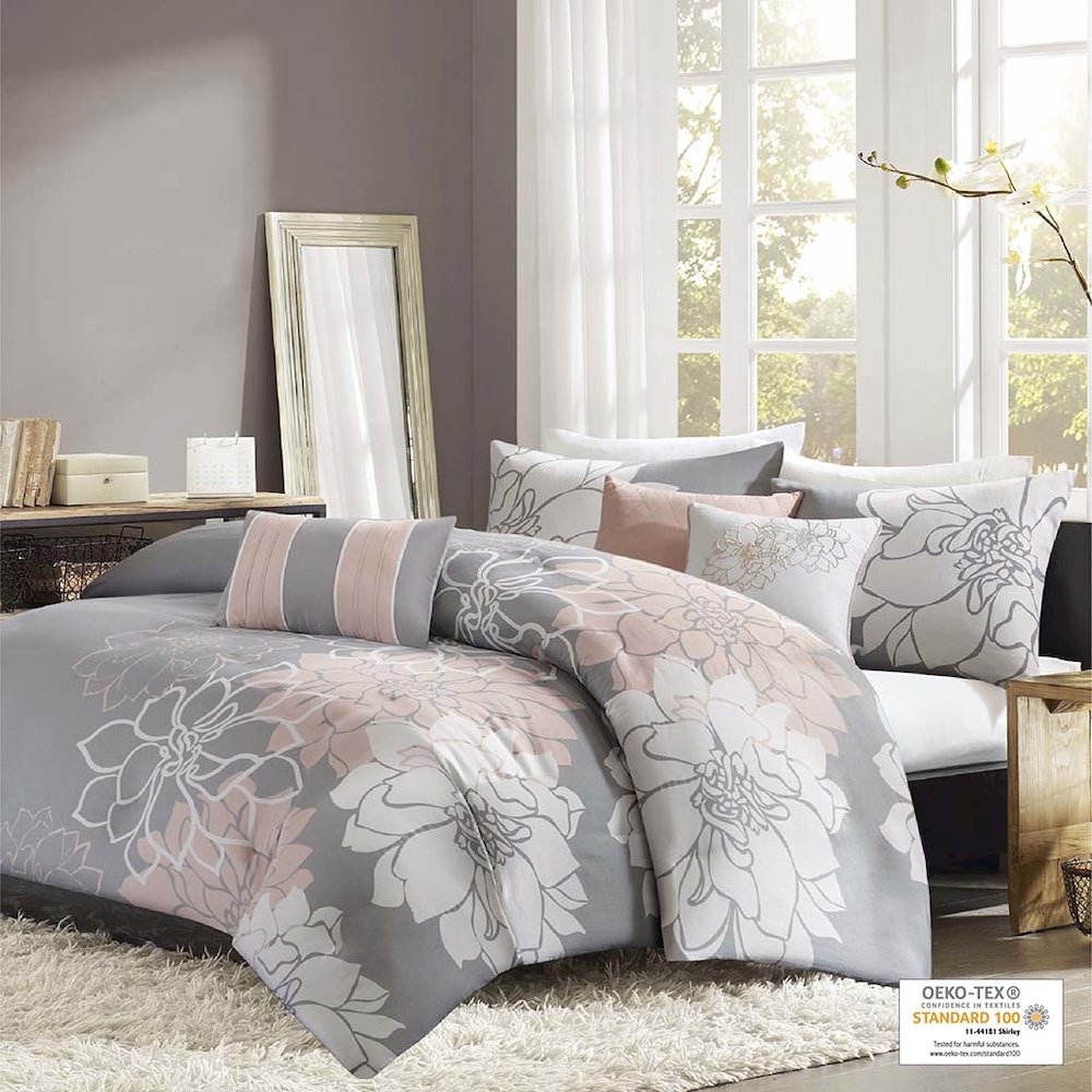 6 Piece Printed Duvet Cover Set. Picture 4