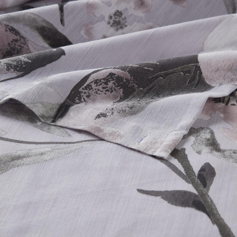 Floral Printed Cotton Shower Curtain. Picture 5