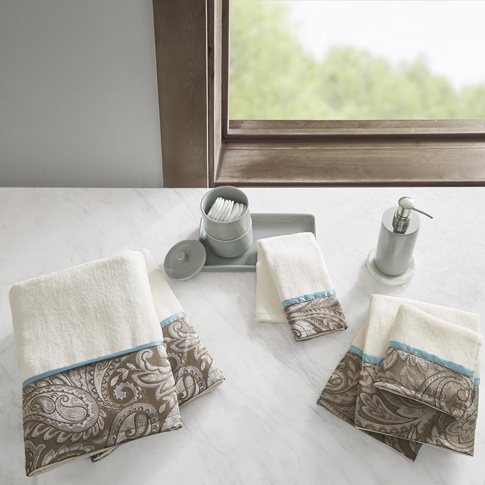 6 Piece Jacquard Towel Set. Picture 4