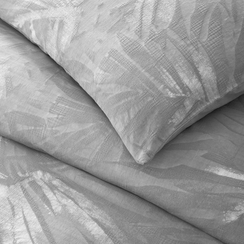 Coastal Leaves 3 Piece 3 Piece Cotton Duvet Set. Picture 2
