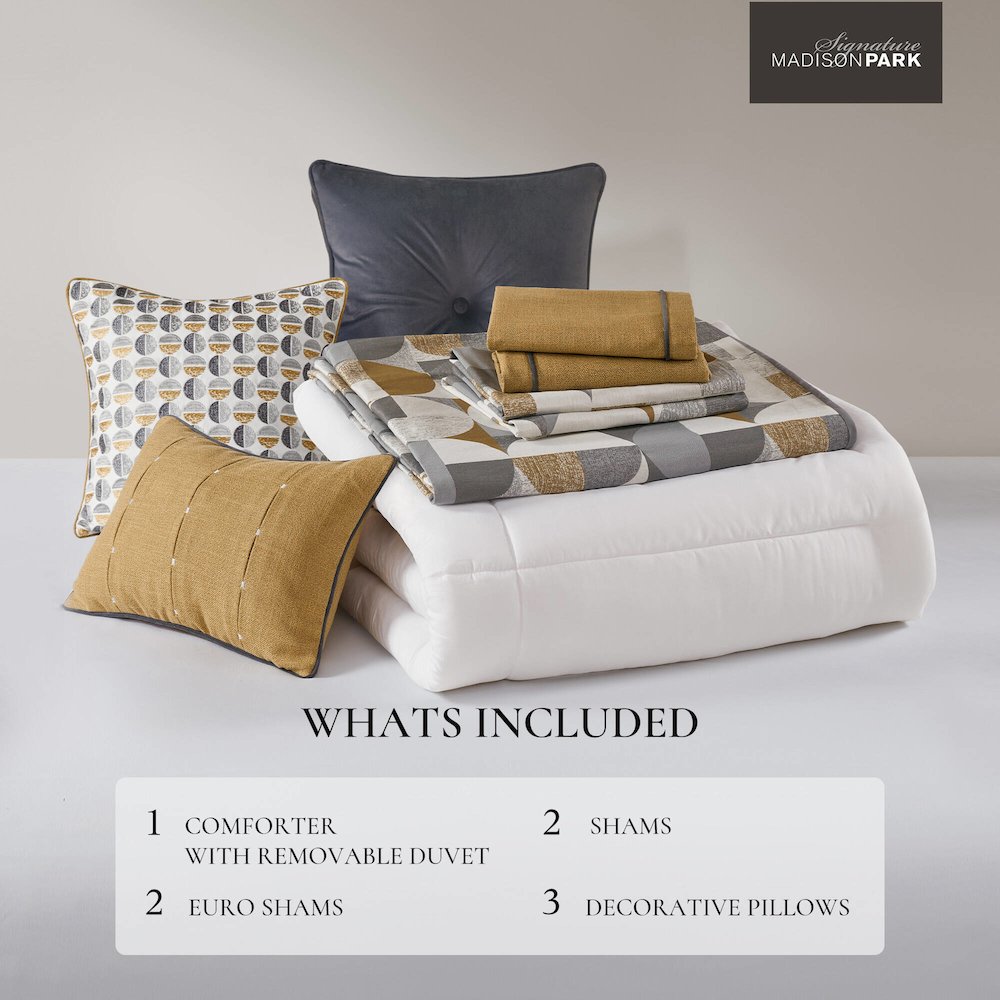 Jacquard Oversized Duvet Style Comforter Set. Picture 3