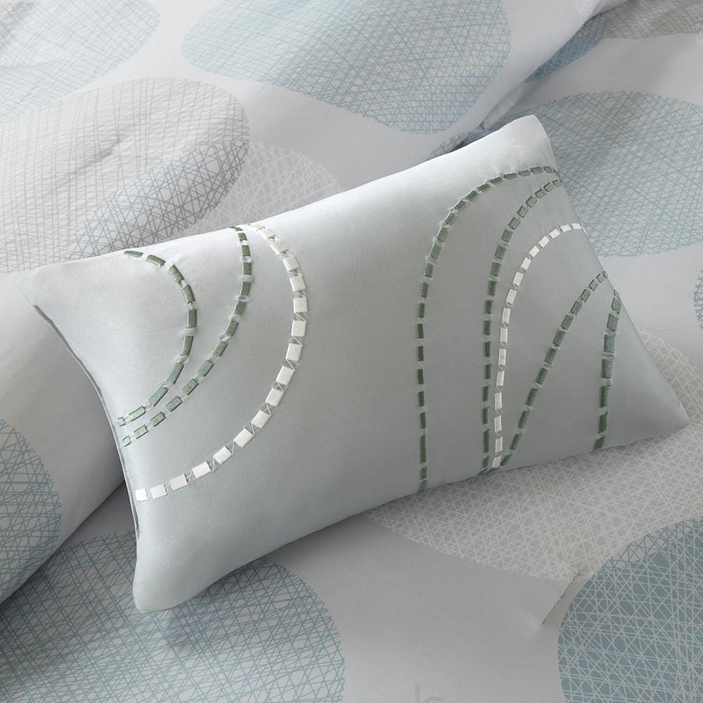 7 Piece Comforter Set with Cotton Bed Sheets. Picture 1