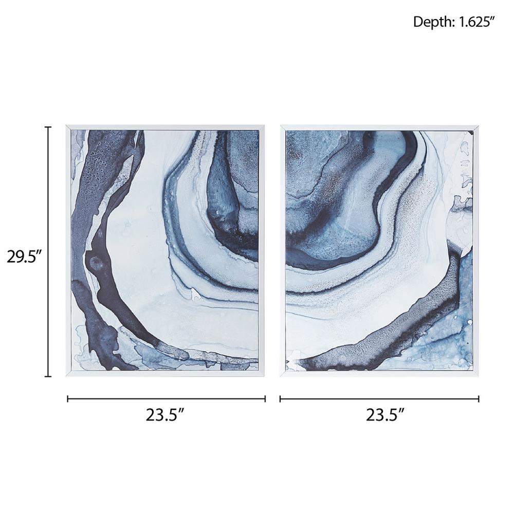 Diptych 2-piece Framed Canvas Wall Art Set. Picture 3
