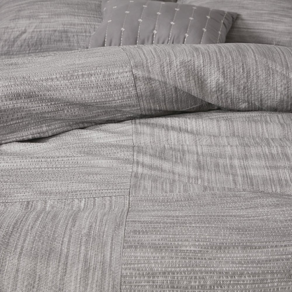 7 Piece Printed Seersucker Comforter Set. Picture 5