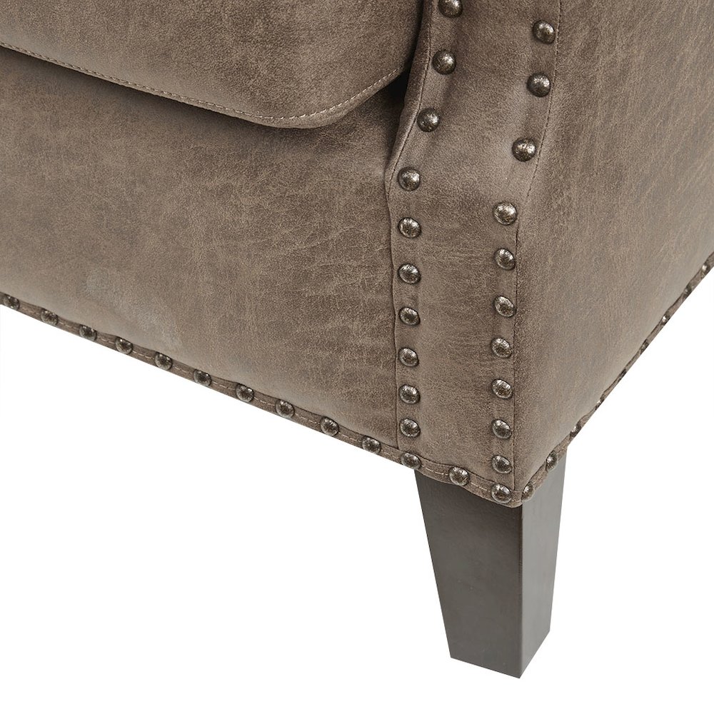 Shasta Accent Chair, Brown color. Picture 2