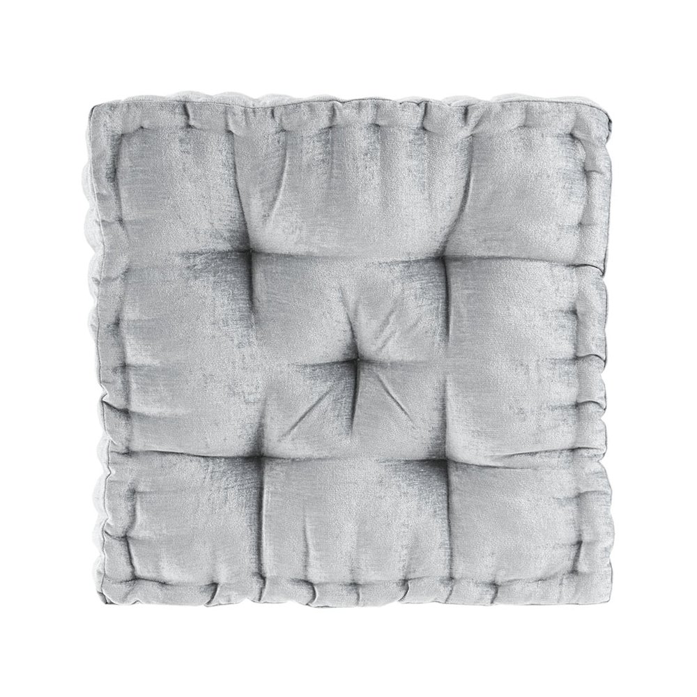 Poly Chenille Square Floor Pillow Cushion. Picture 5