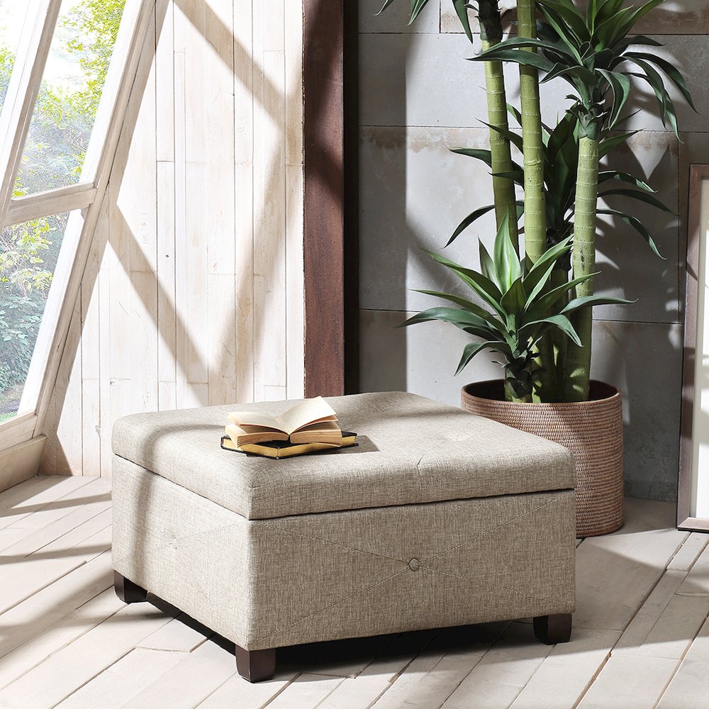 Soft Close Storage Ottoman. Picture 4