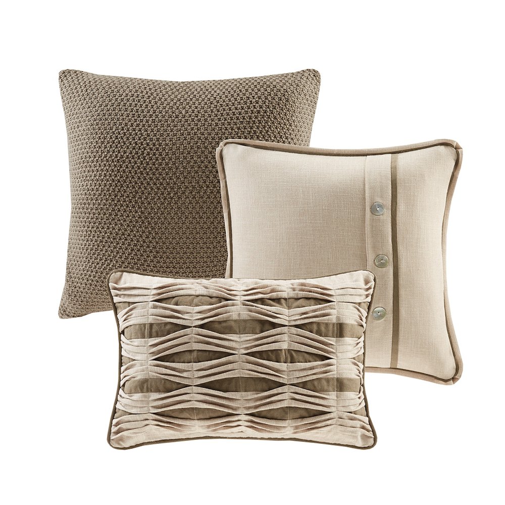 Chateau Comforter Set, Linen color. Picture 5