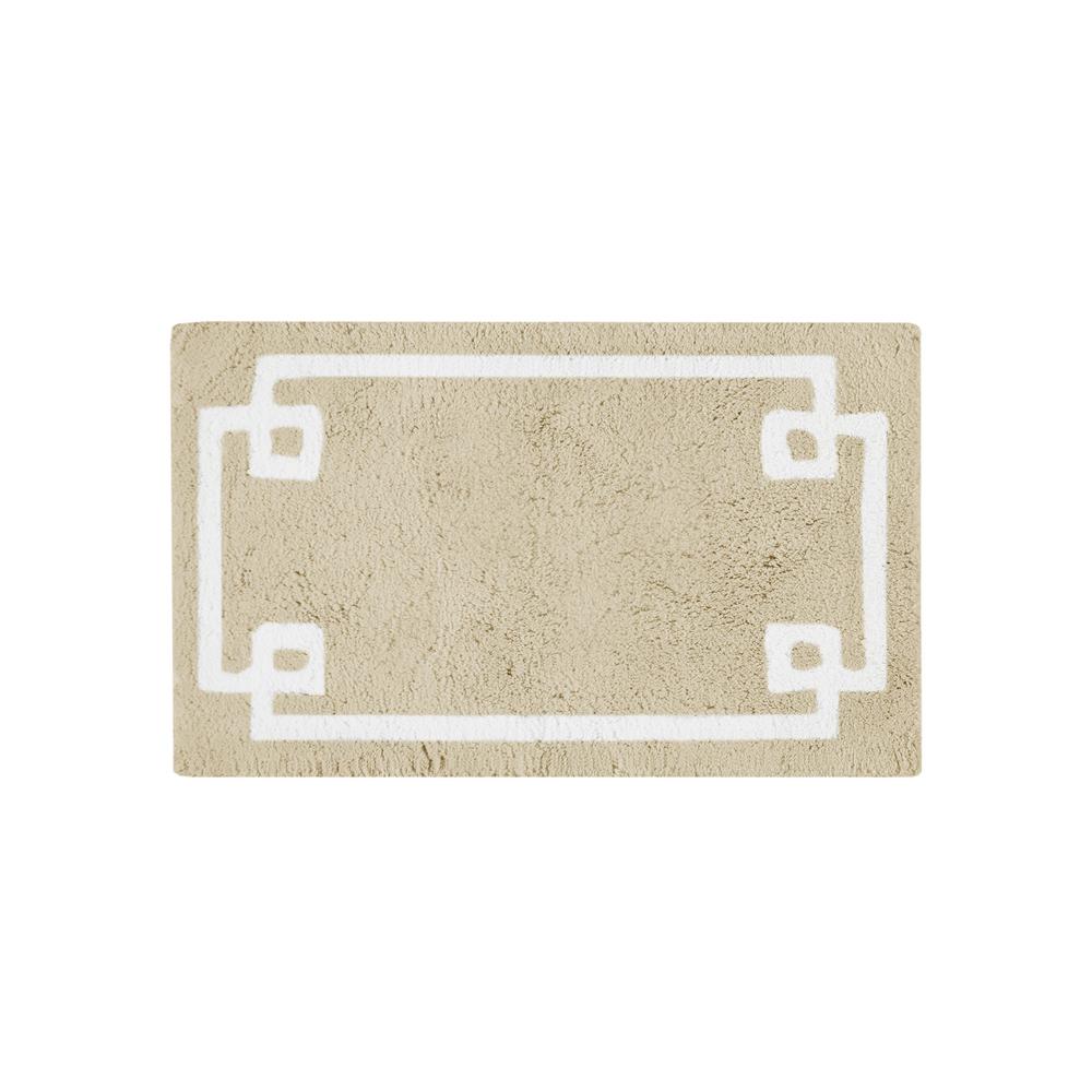 Cotton Tufted Bath Rug 20x30. Picture 1