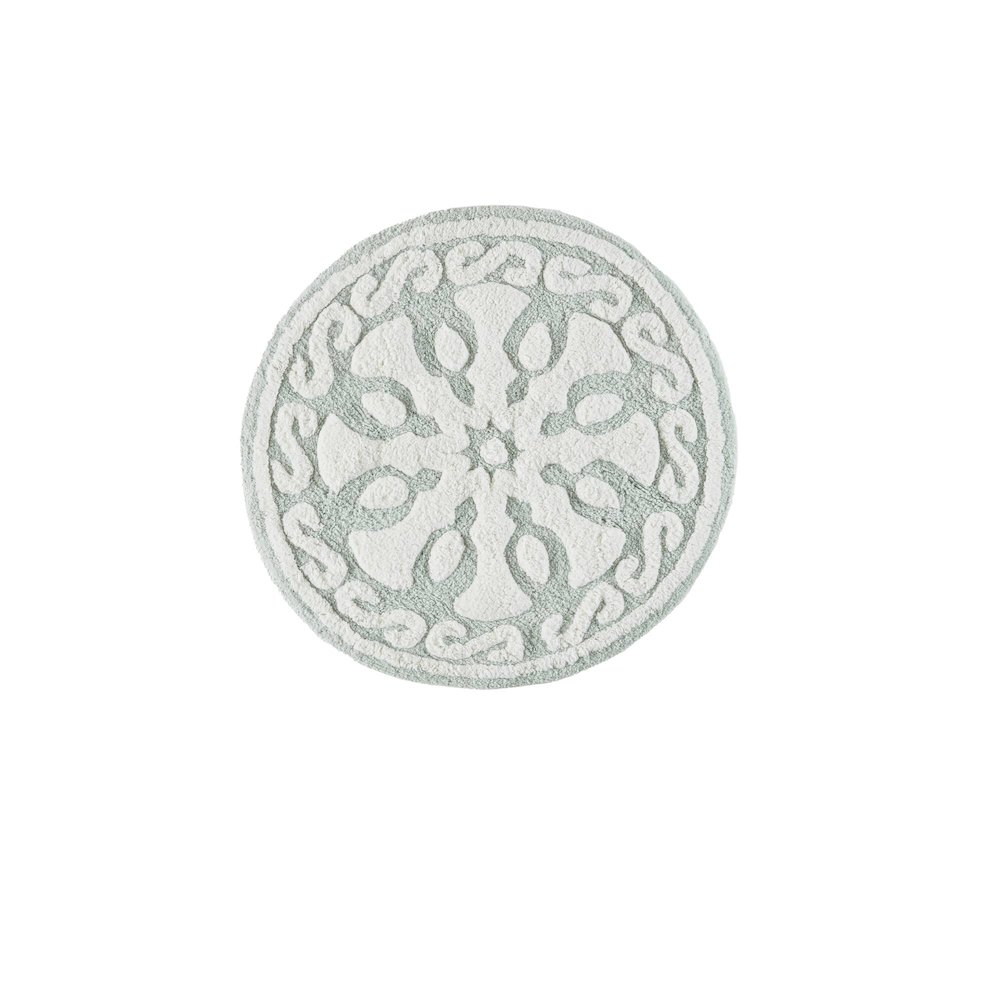 Casablanca Medallion Cotton Tufted Bath Rug. Picture 2