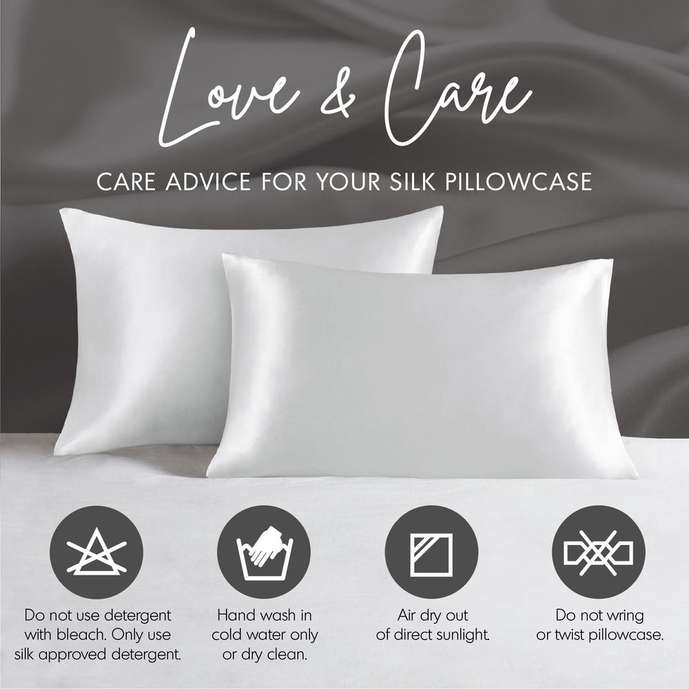 100% Mulberry Single Pillowcase. Picture 1