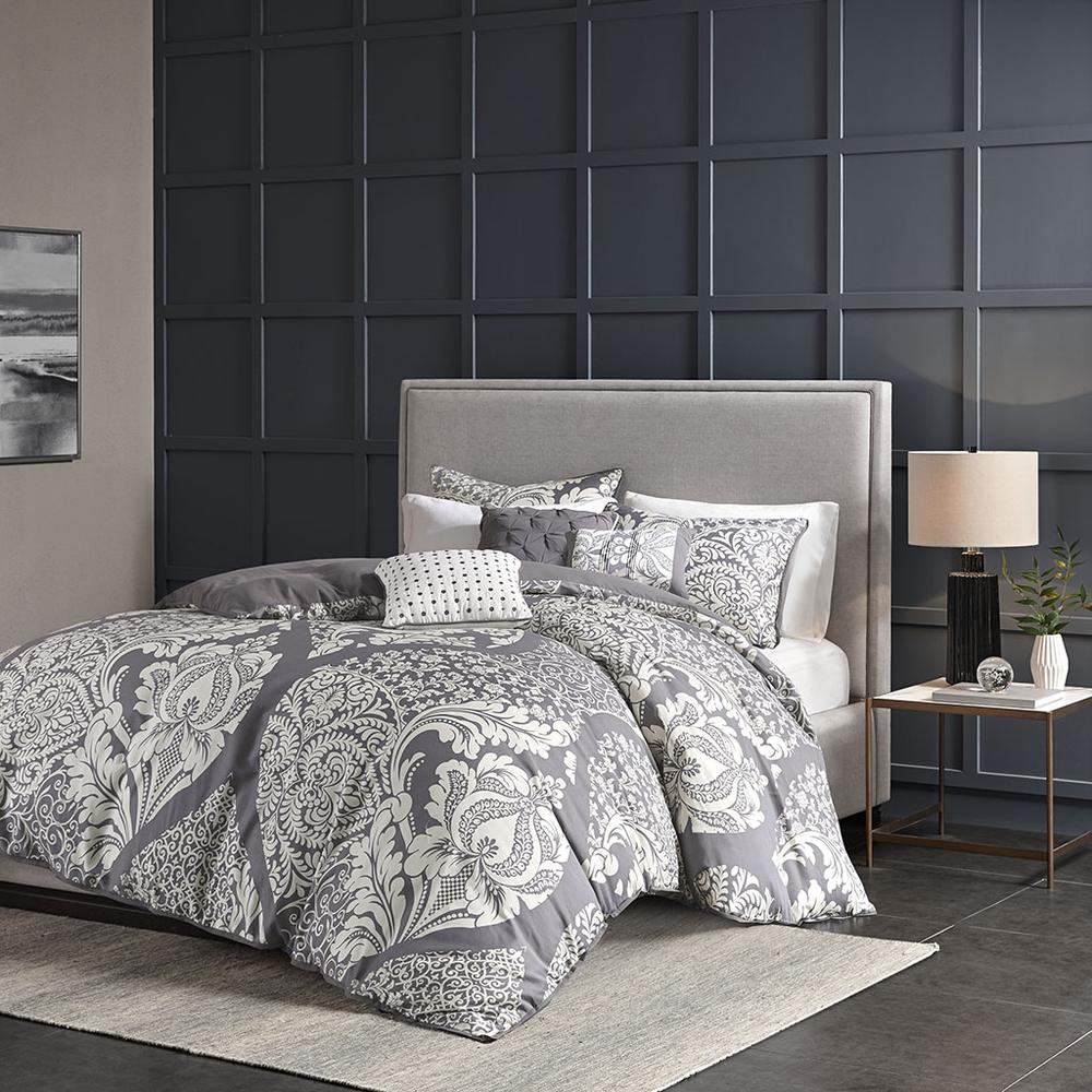 6 Piece Printed Duvet Cover Set. Picture 4