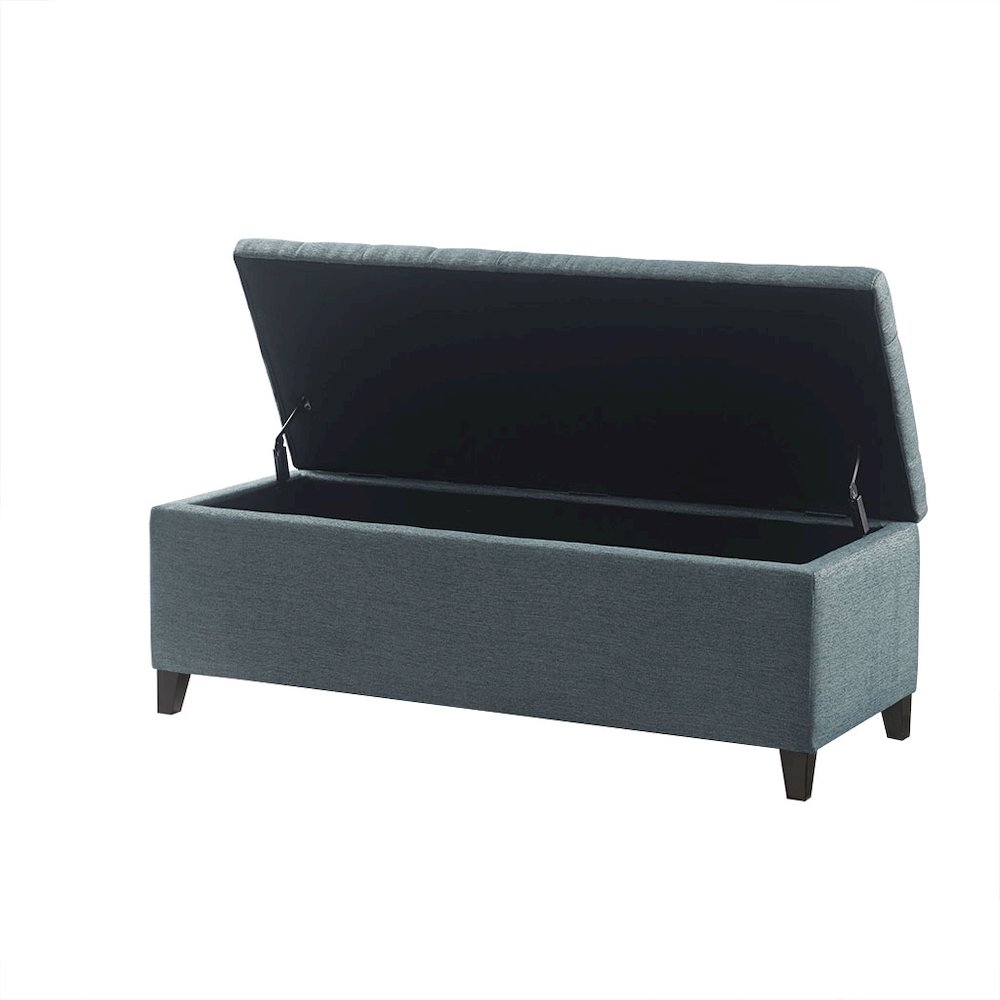 Tufted Top Soft Close Storage Bench. Picture 3