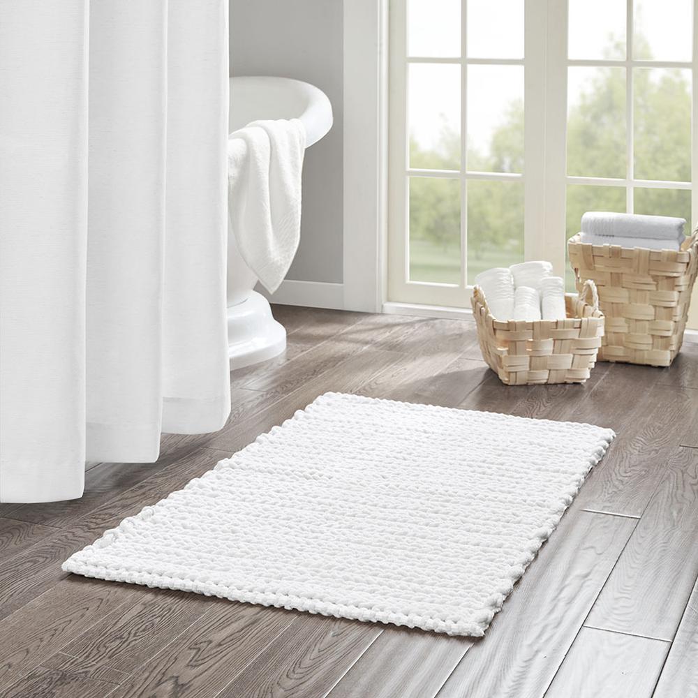100% Cotton Chenille Chain Stitch Rug. Picture 4