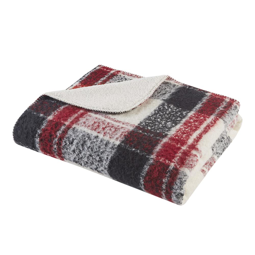 Faux Mohair to Sherpa Throw. Picture 2