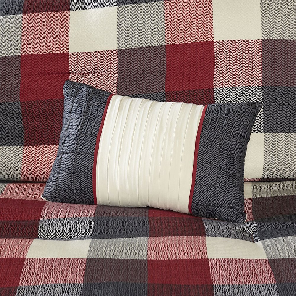 7 Piece Herringbone Comforter Set. Picture 3