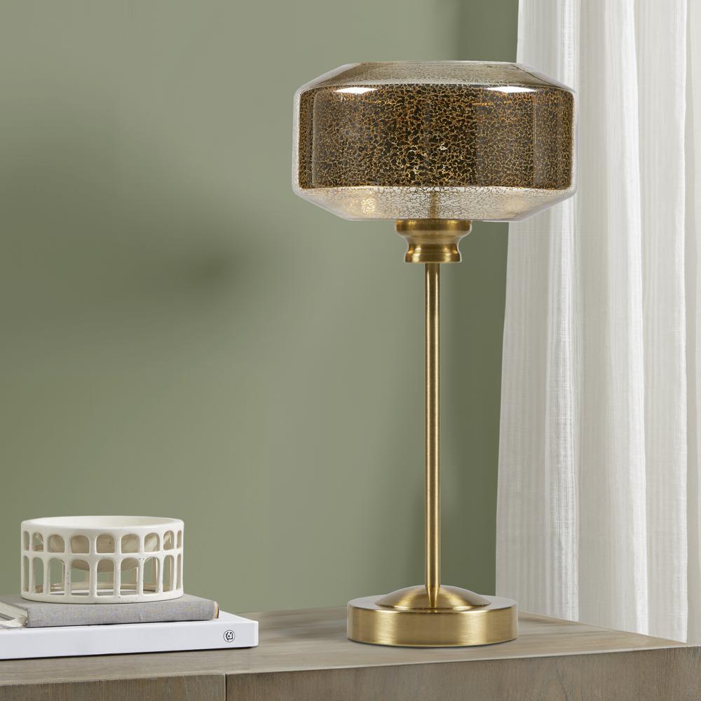 17" Mercury Glass Table Lamp. Picture 5