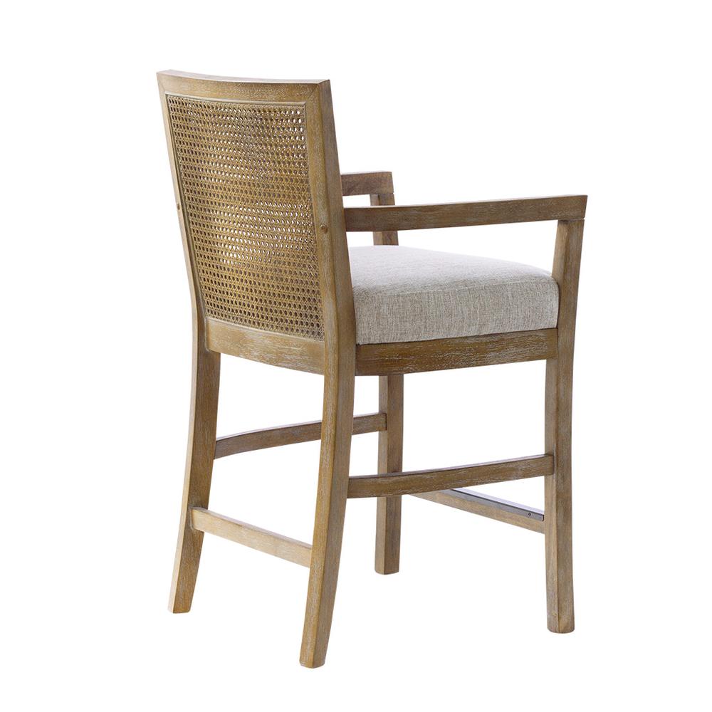 Cane Back Counter Stool. Picture 1