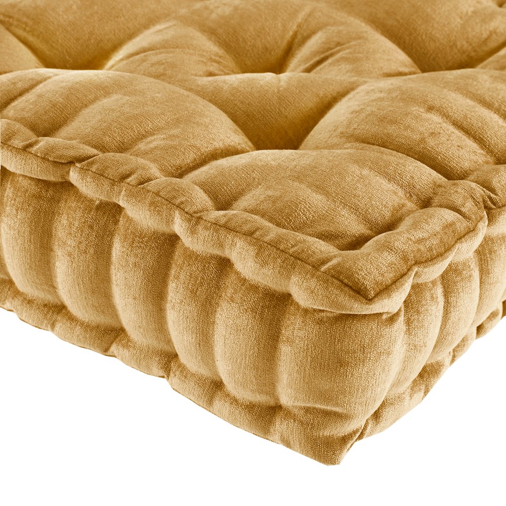 Azza Poly Chenille Square Floor Pillow Cushion Compress Pack. Picture 3