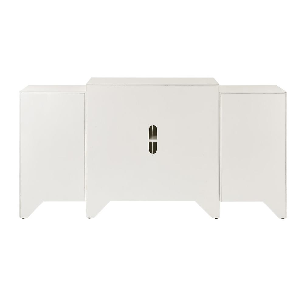 Dining Buffet Server Quaterfoil Design Kitchen Storage Cabinet. Picture 2