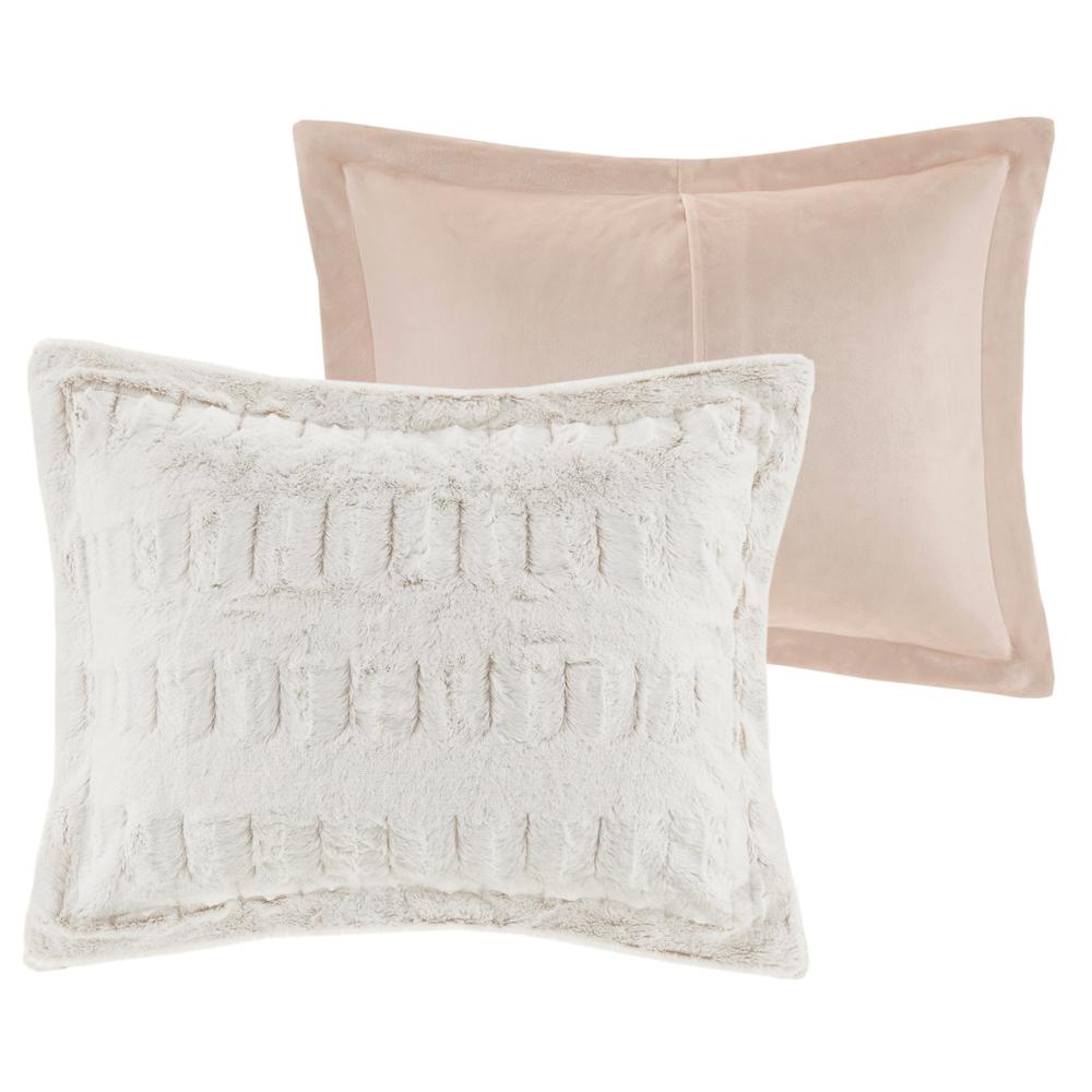 Back Print Long Fur Comforter Mini Set. Picture 5