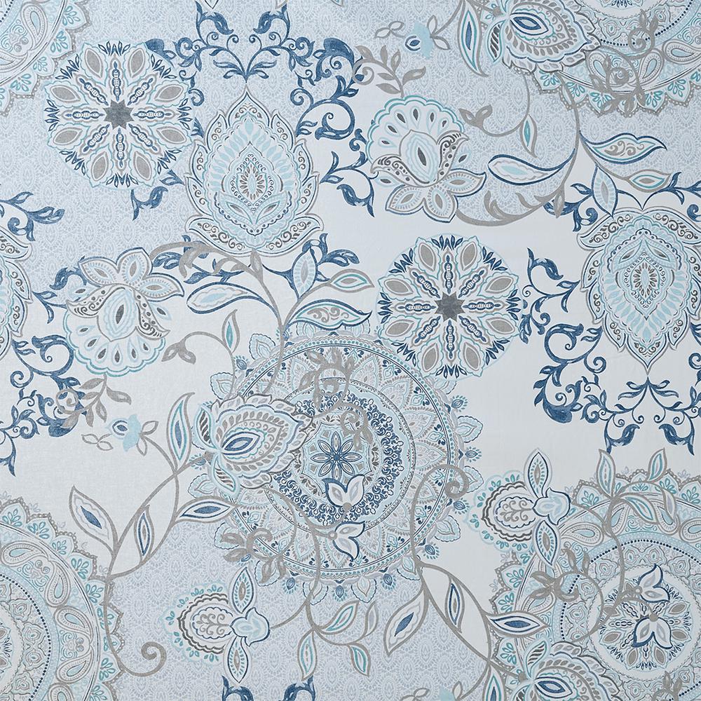 Printed Cotton Shower Curtain. Picture 2