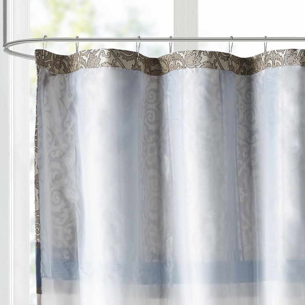 Embroidered Shower Curtain. Picture 5