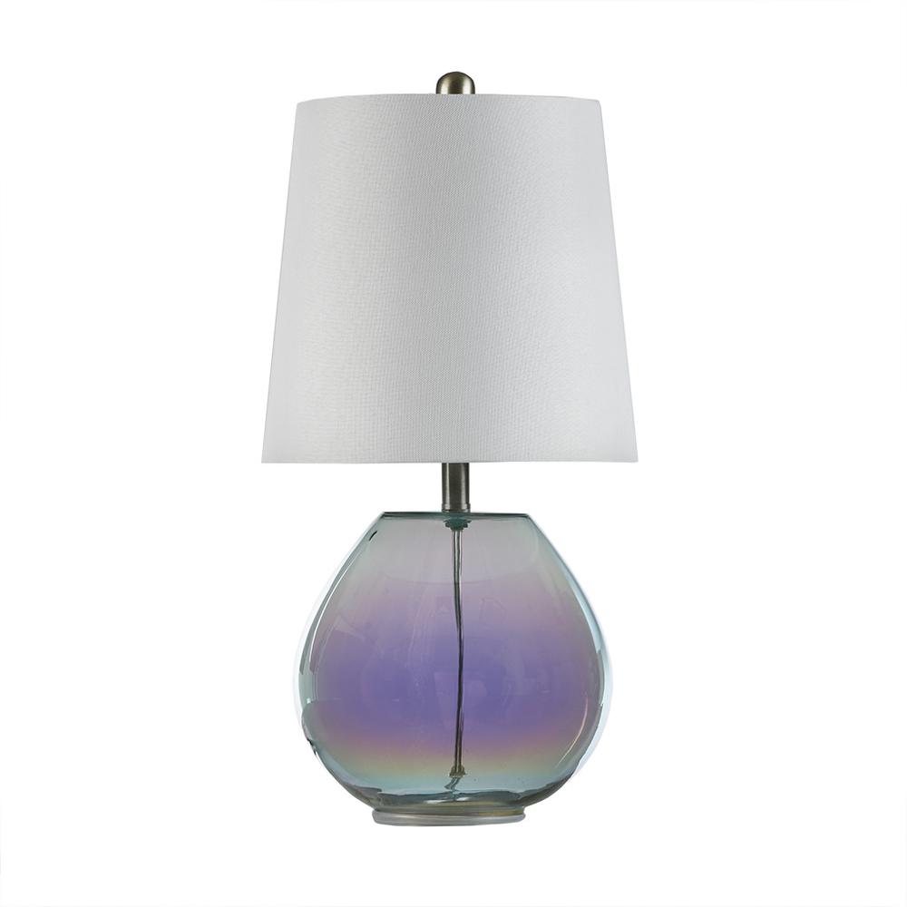 Iridescent Glass Table Lamp. Picture 2