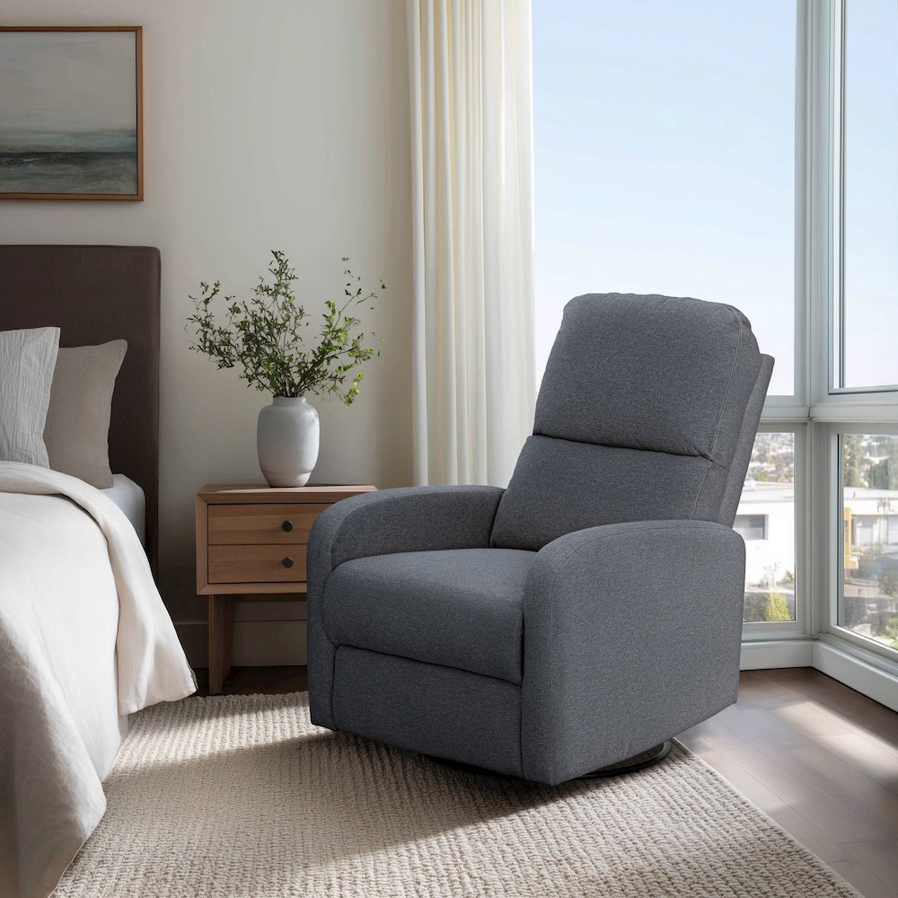 Dakota Power Recliner 3-in-1 with Swivel, Glider, Charging Station. Picture 1